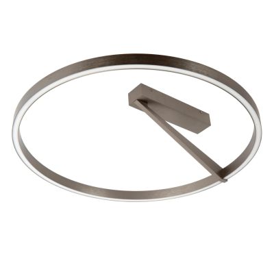 Lucide APPLAUSE - Flush ceiling light - Ø 60 cm - LED Dim. - CCT - 1x40W 2200K/4000K - Grey iron - Premium